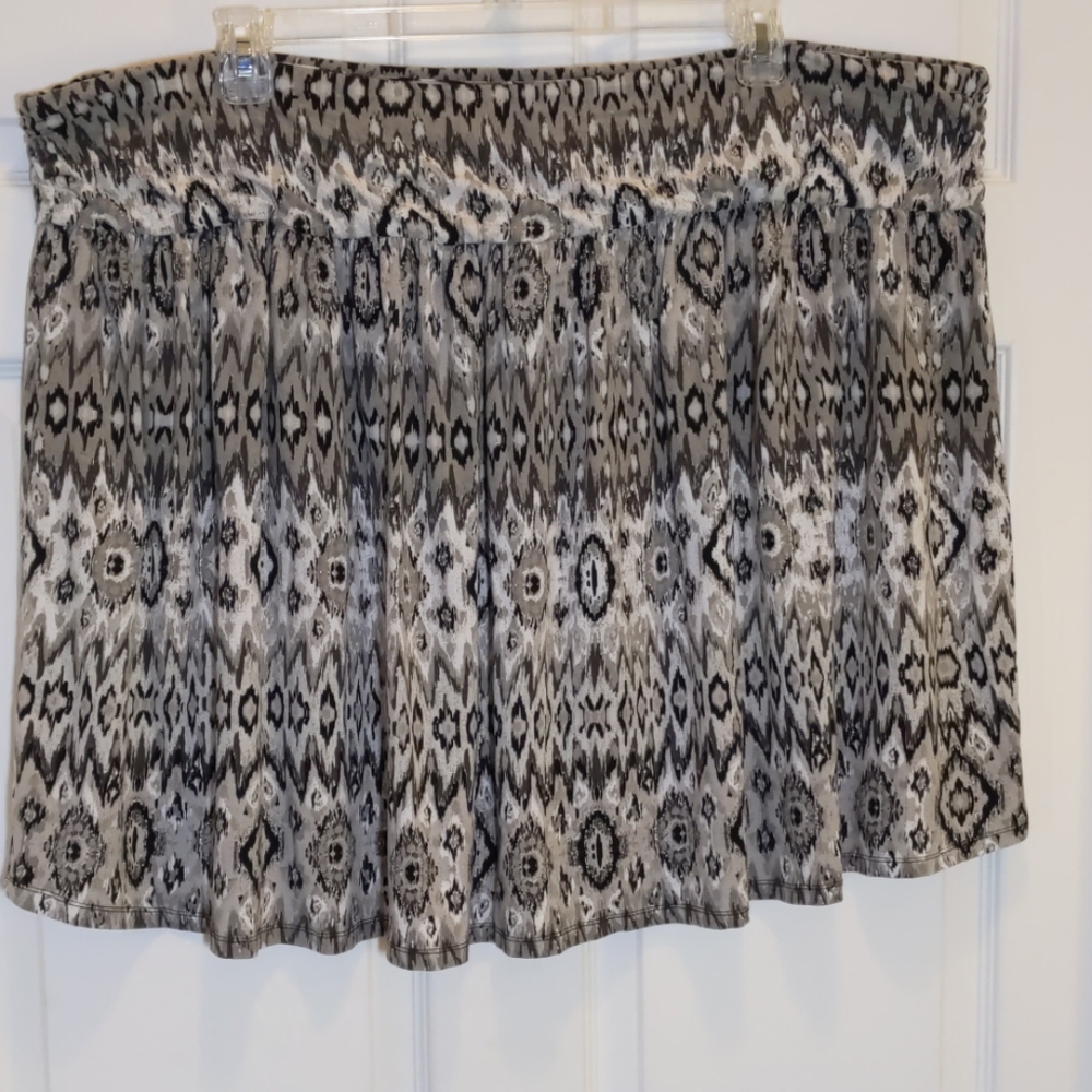 Lane Bryant Mini Skirt, Animal Print, Sz 26/28 - Picture 4 of 5